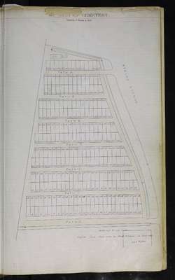 1834_Recieving Tomb, Public Lot, and Crypt Register_p061_Lot_3280-Plan-1863